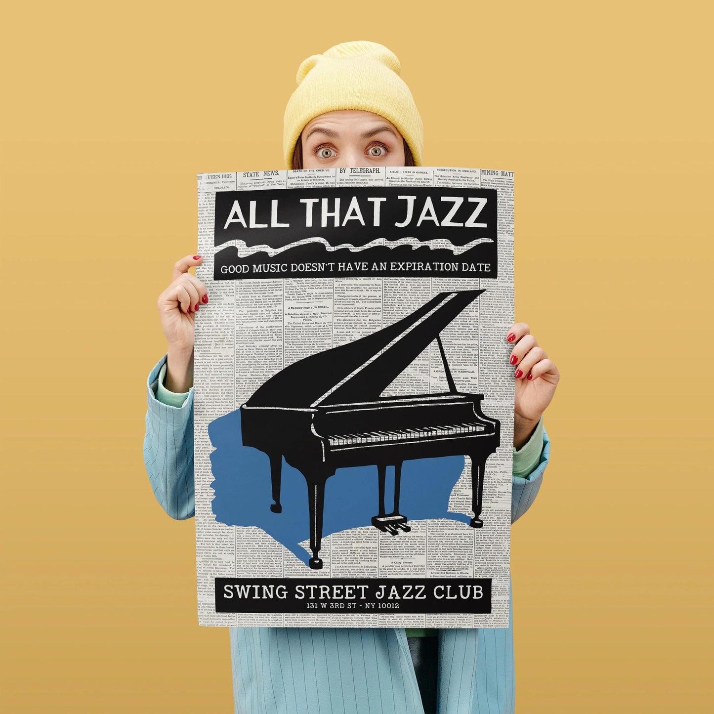 Swing Street Jazz Club Poster