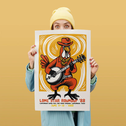 Texas Rooster Music Festival Poster