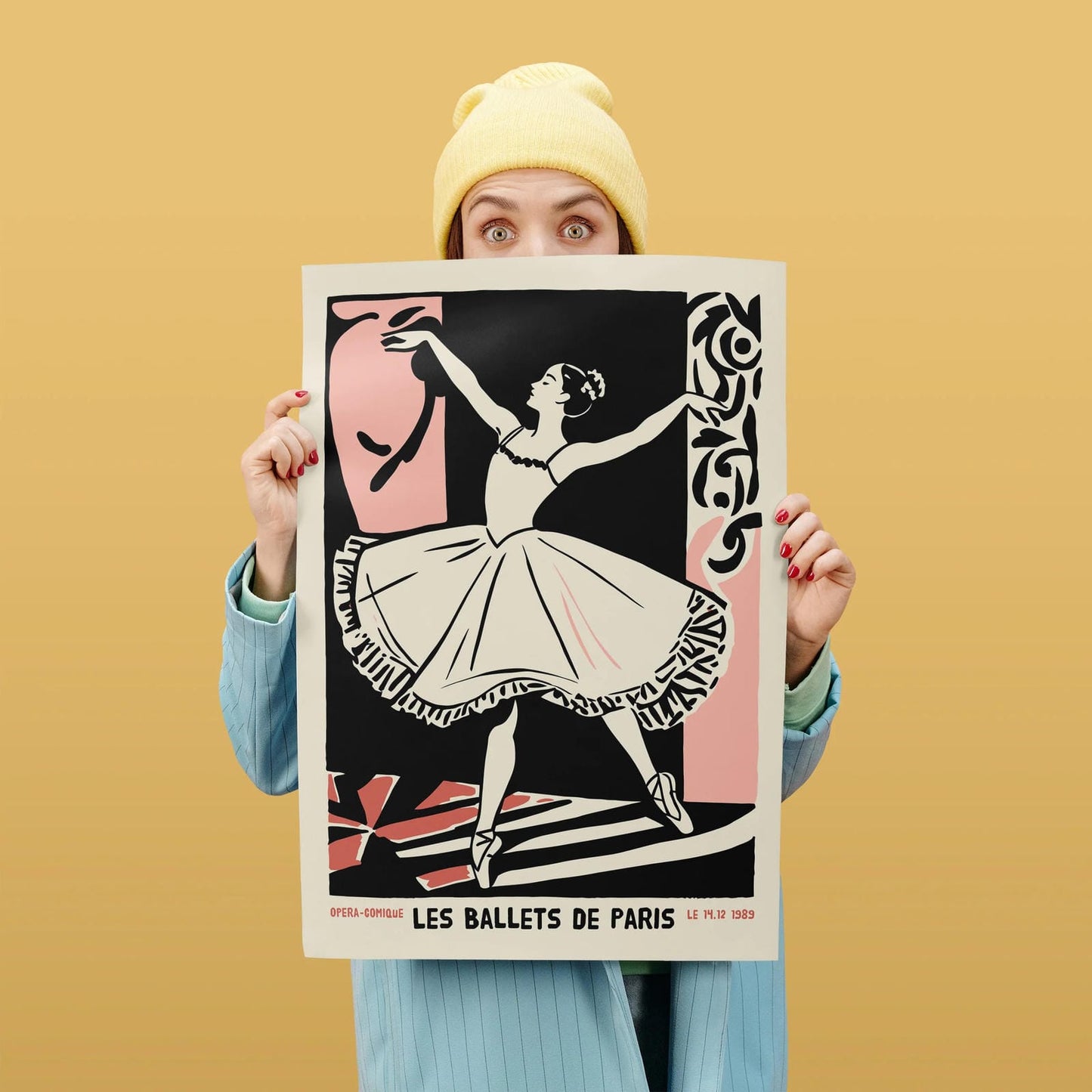 Les Ballets De Paris Vintage Poster