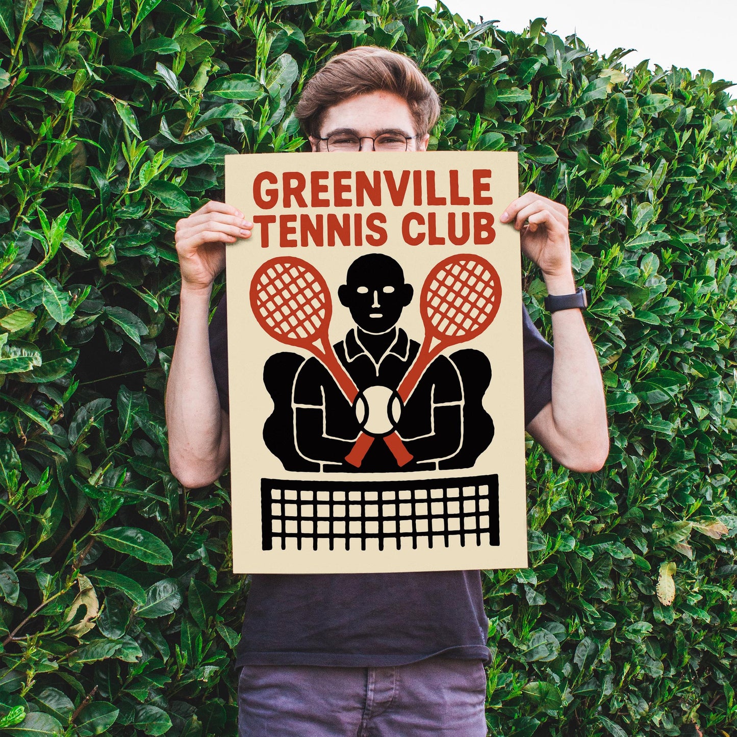 Greenville Tennis Club Poster