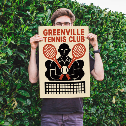 Greenville Tennis Club Poster