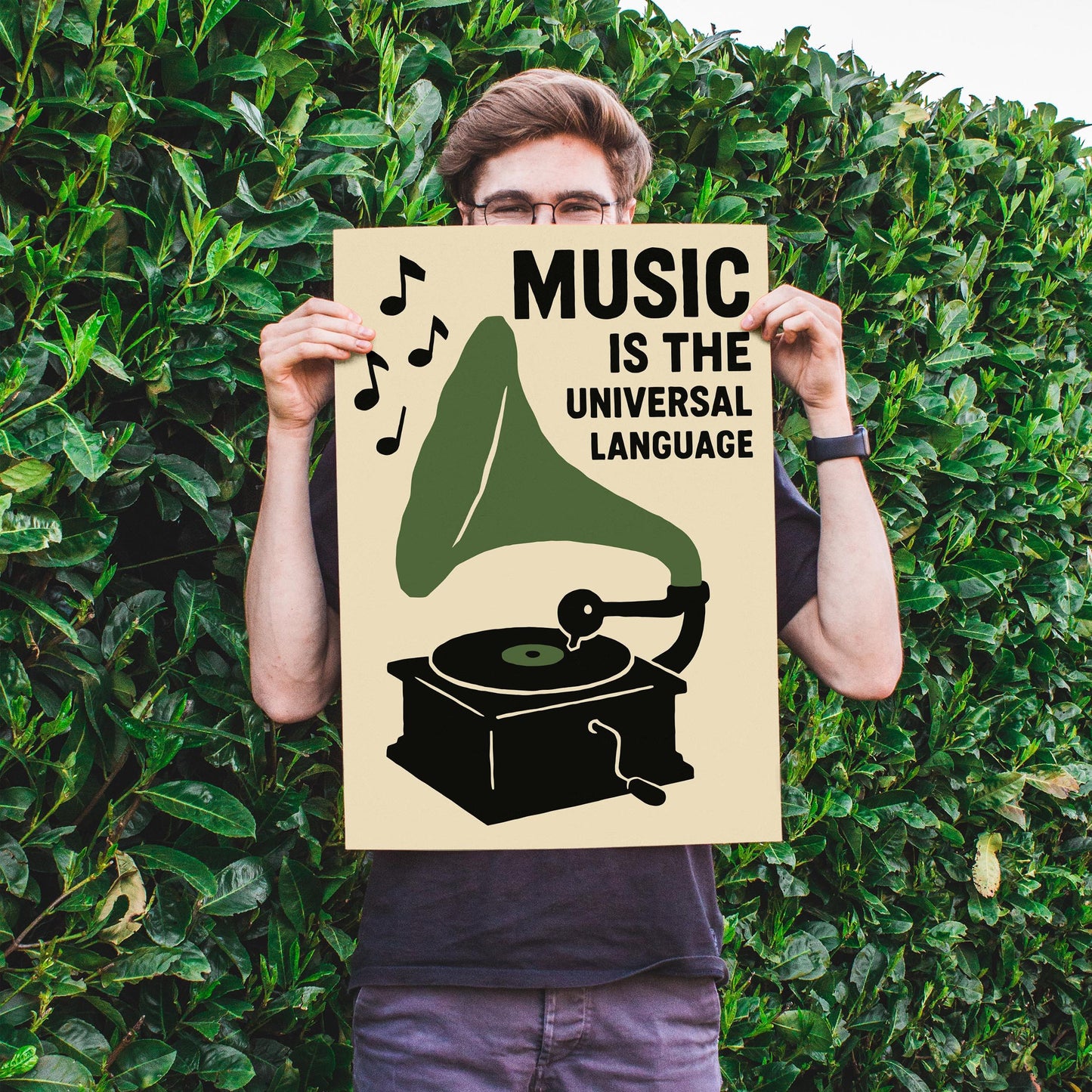 Universal Music Gramophone Poster