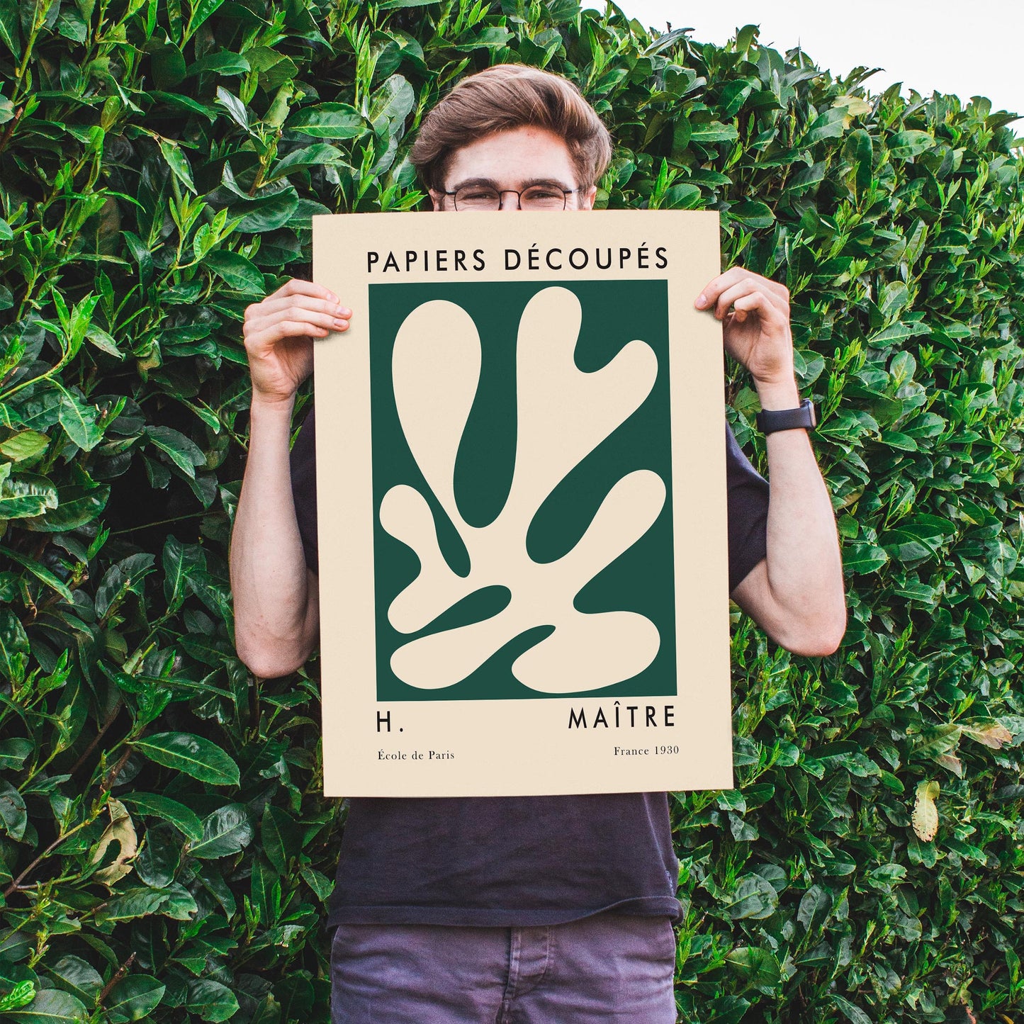 Master of Cut Outs Green Leaf Poster