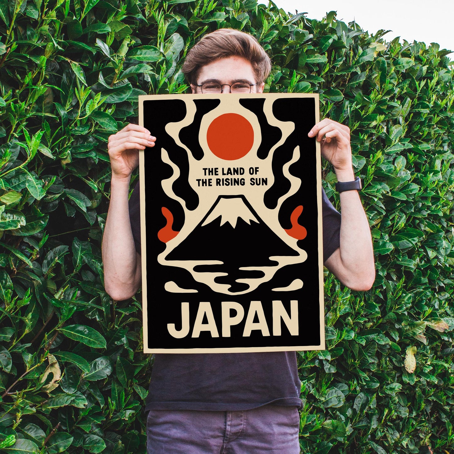 Japan Rising Sun Poster