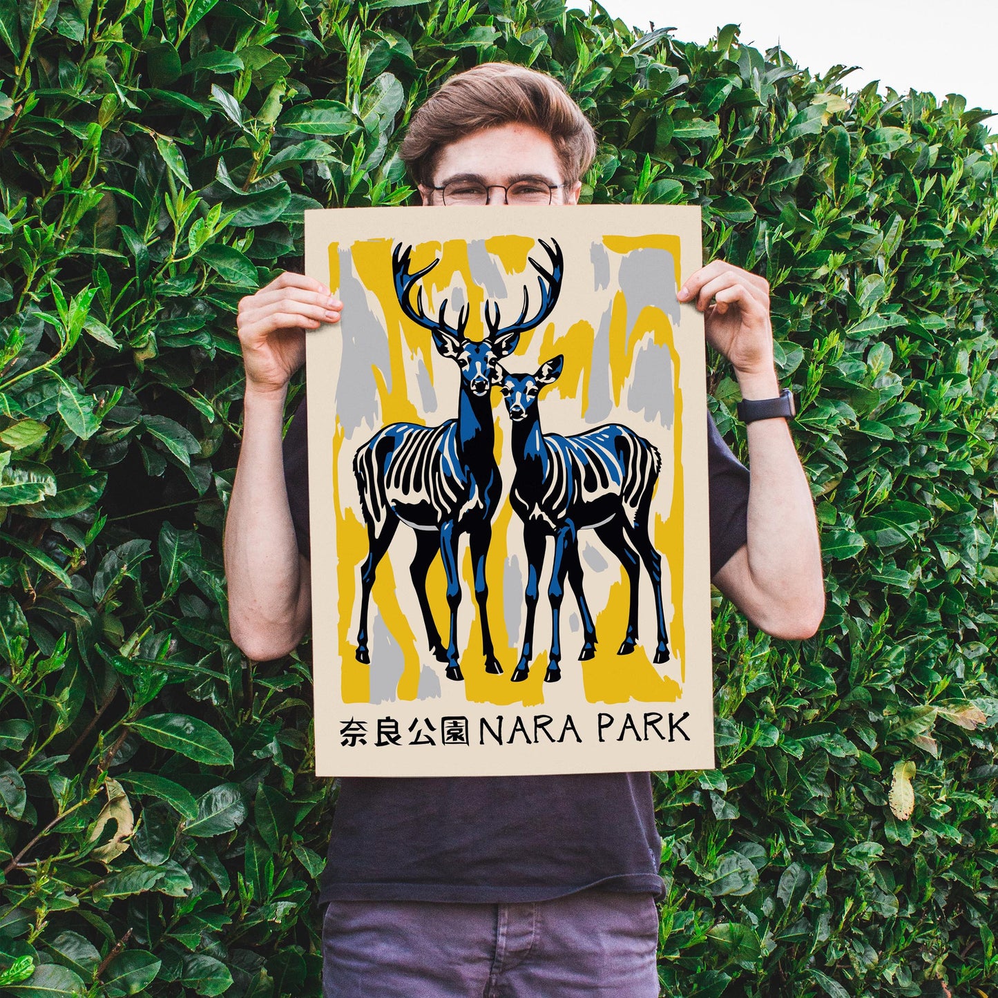 Nara Deer Duo Poster