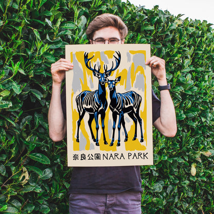 Nara Deer Duo Poster