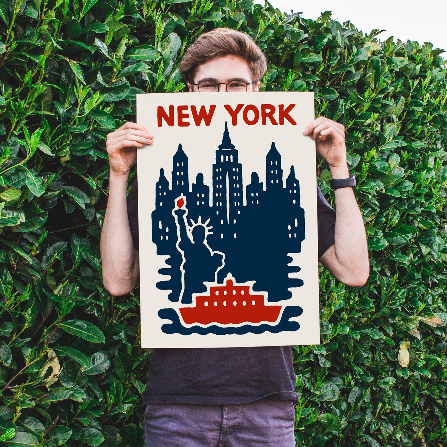 New York Skyline Wall Art Poster