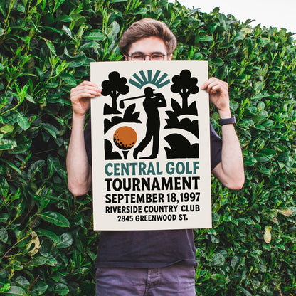 Golf Tournament Poster Print