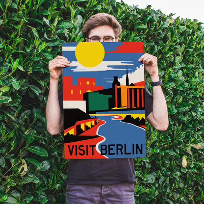 Minimalist Berlin Travel Poster