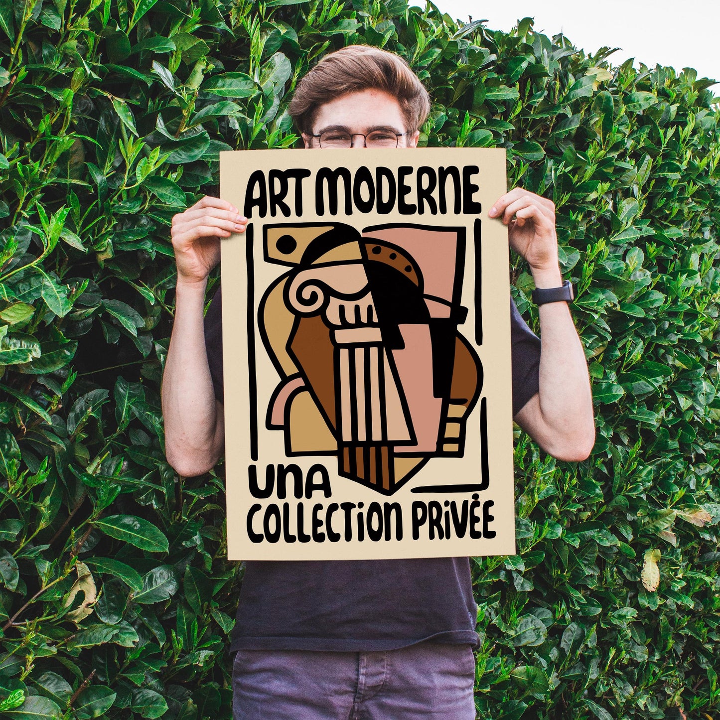 Art Moderne Abstract Exhibition Print