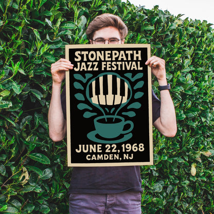 NJ 1968 Jazz Festival Poster Print