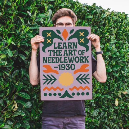 Needlework Art Print