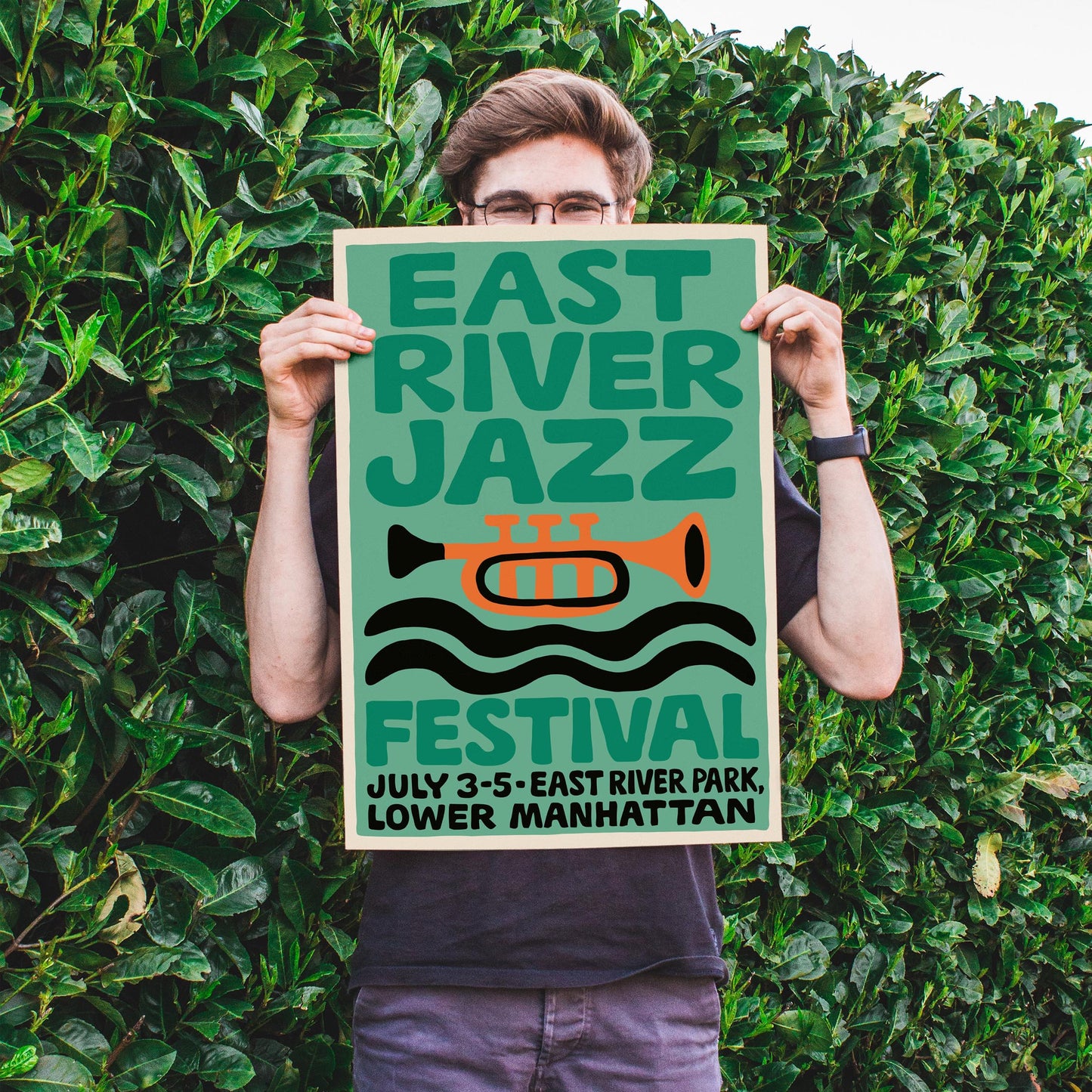 East River Jazz Festival Poster