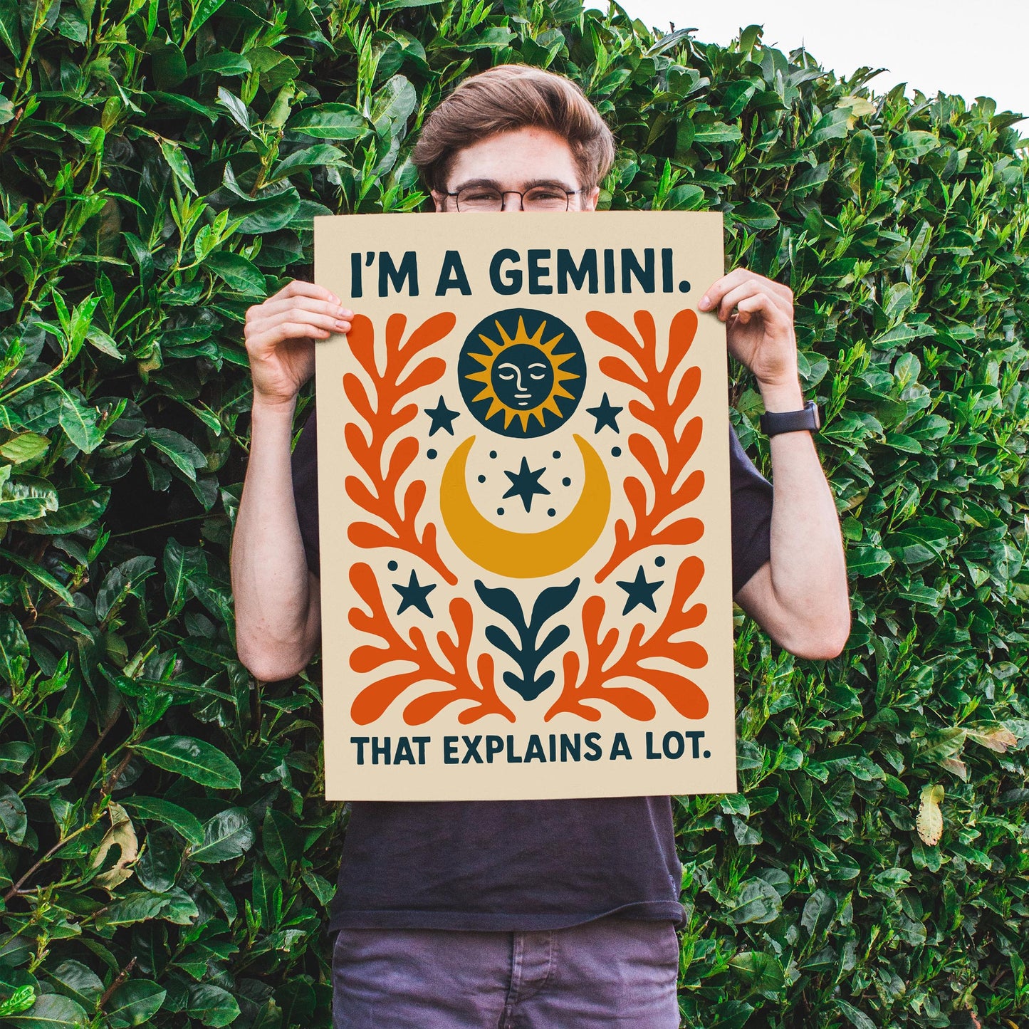 Gemini Zodiac Poster Print