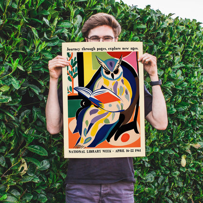 Library Week Reading Print