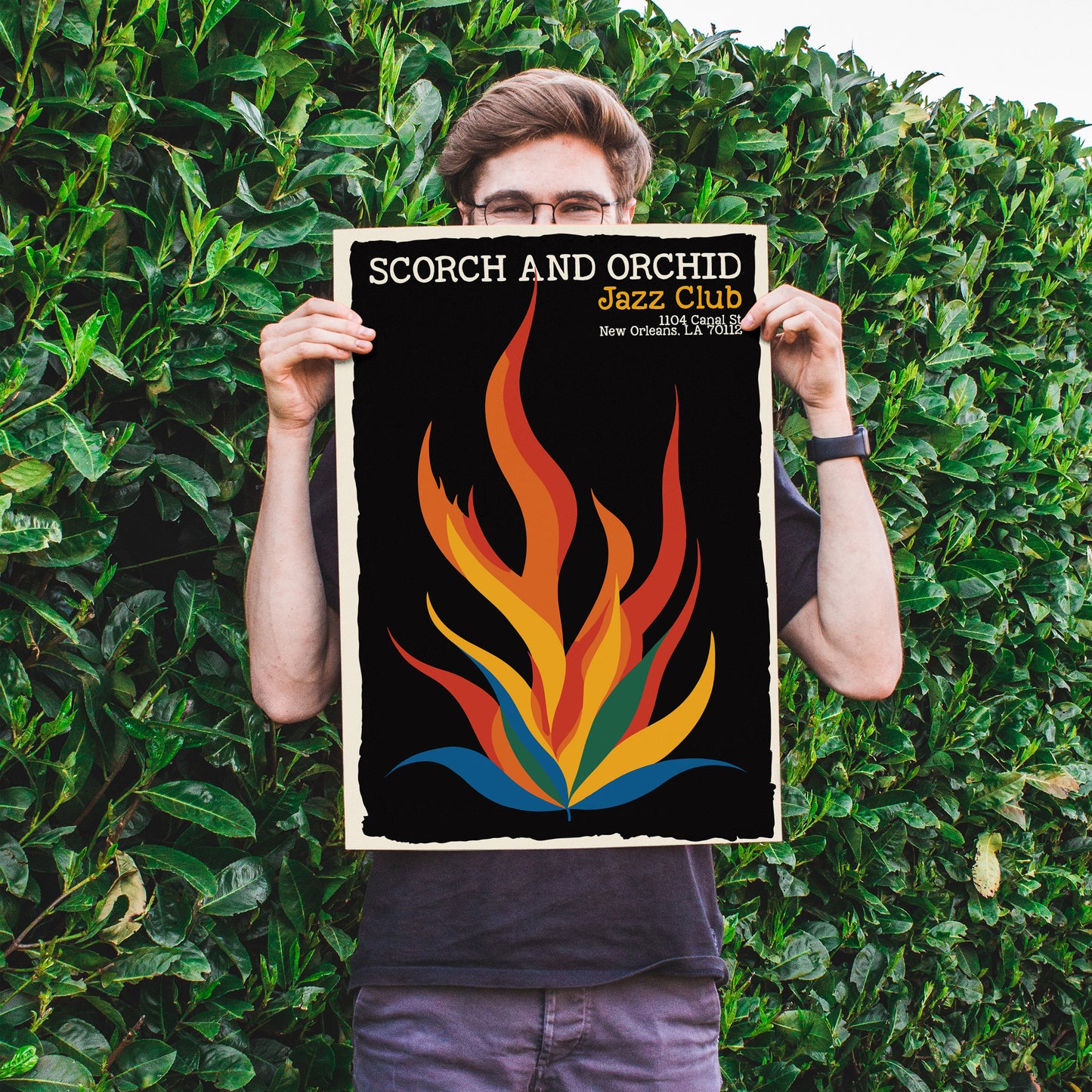 Scorch and Orchid Jazz Club New Orleans PPoster