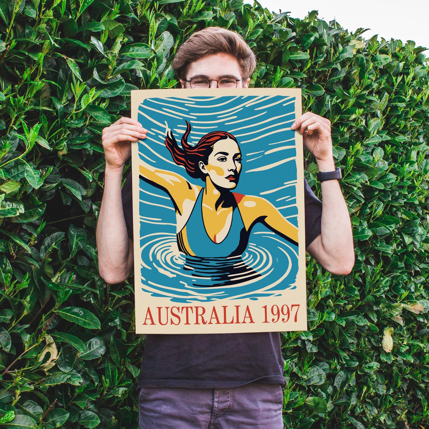 Australia 1997 Swim Poster