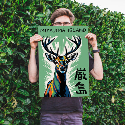 Deer Island Travel Poster