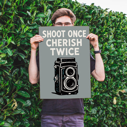 Analog Camera Quote Poster