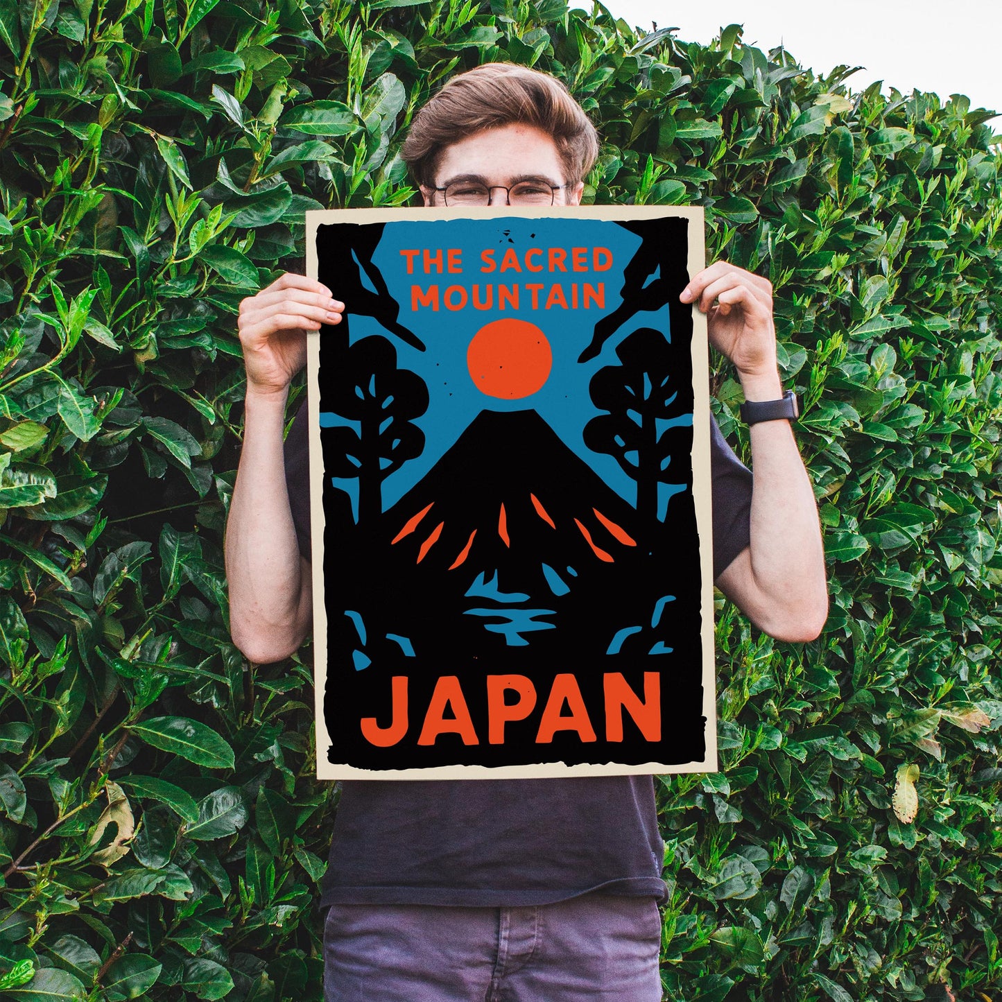 Sacred Mountain Japan Poster