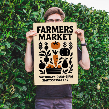 Farmers Market Poster Print