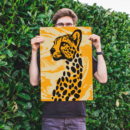 Cute Jungle Cat Art Print
