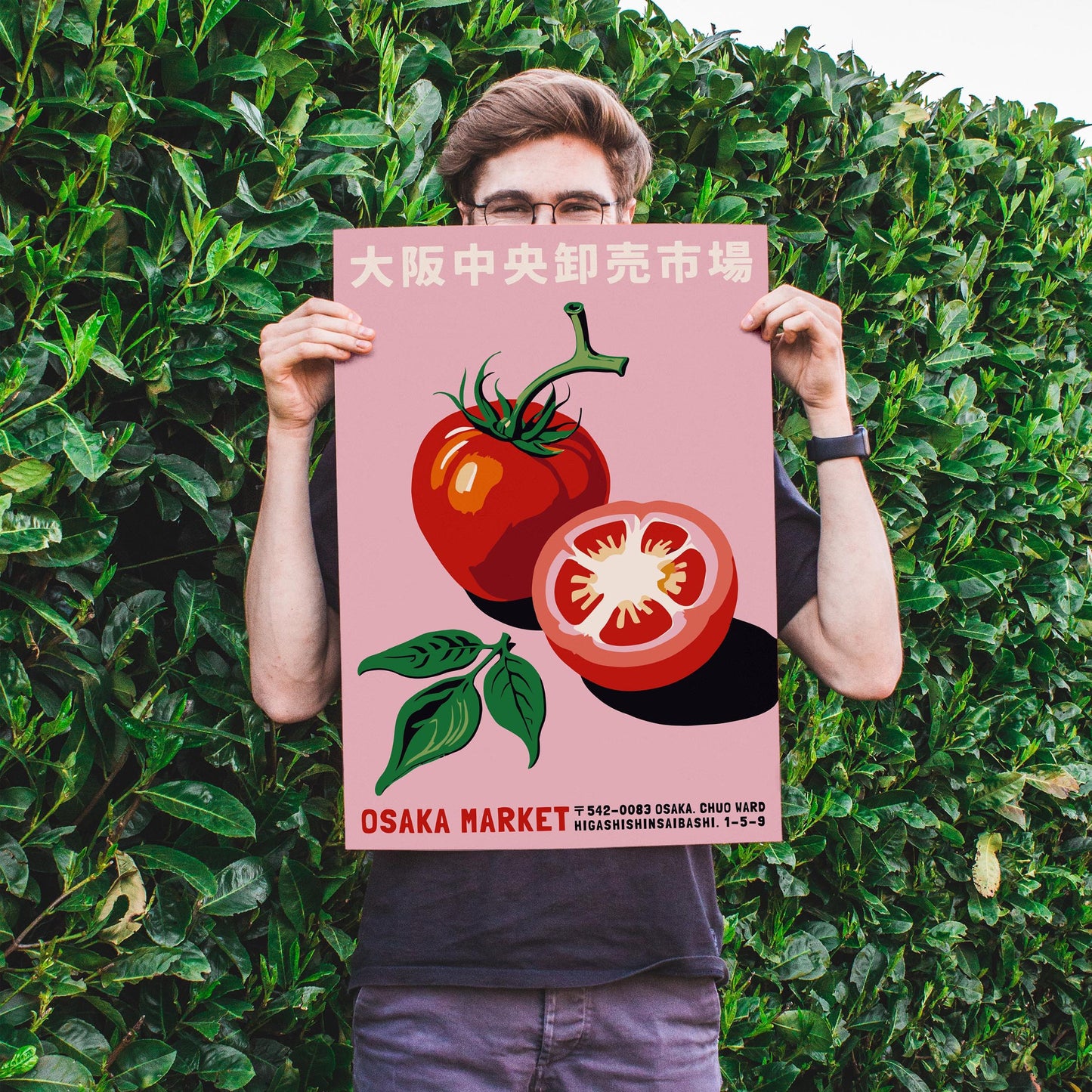 Osaka Market Tomato Poster