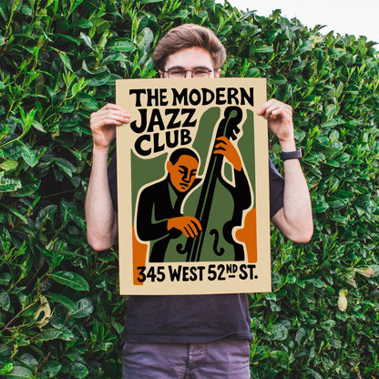 Jazz Club Vintage Poster Print