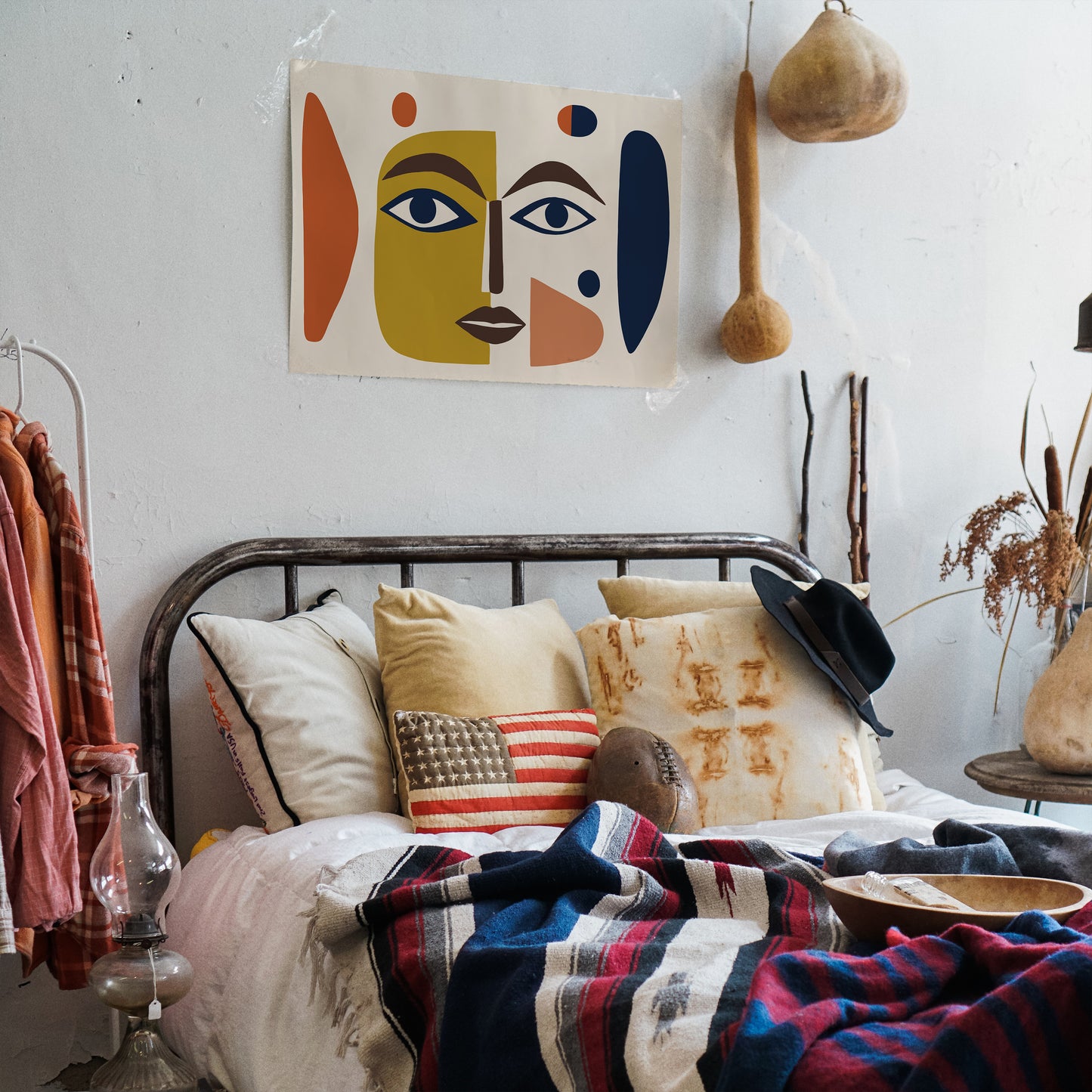 Modern Face Horizontal Art Print