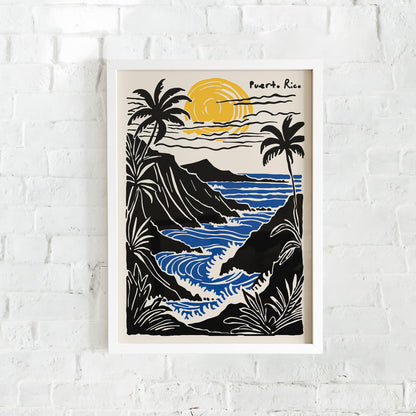 Puerto Rico Travel Poster