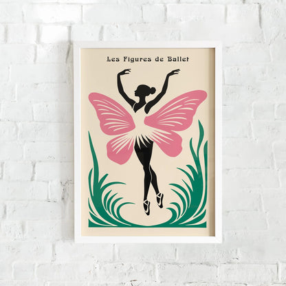 Les Figures de Ballet Nursery Room Poster