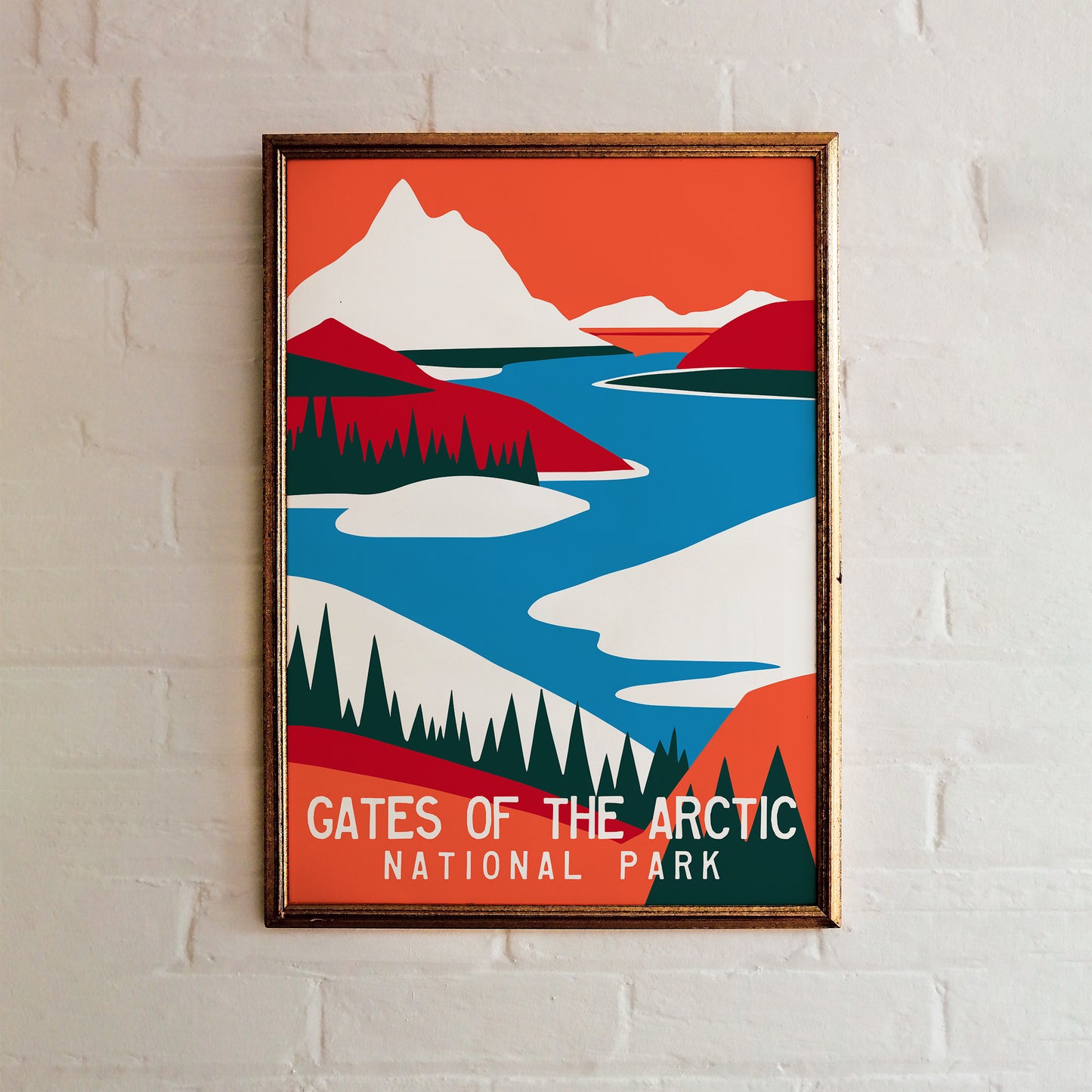 Vintage Park Travel Poster