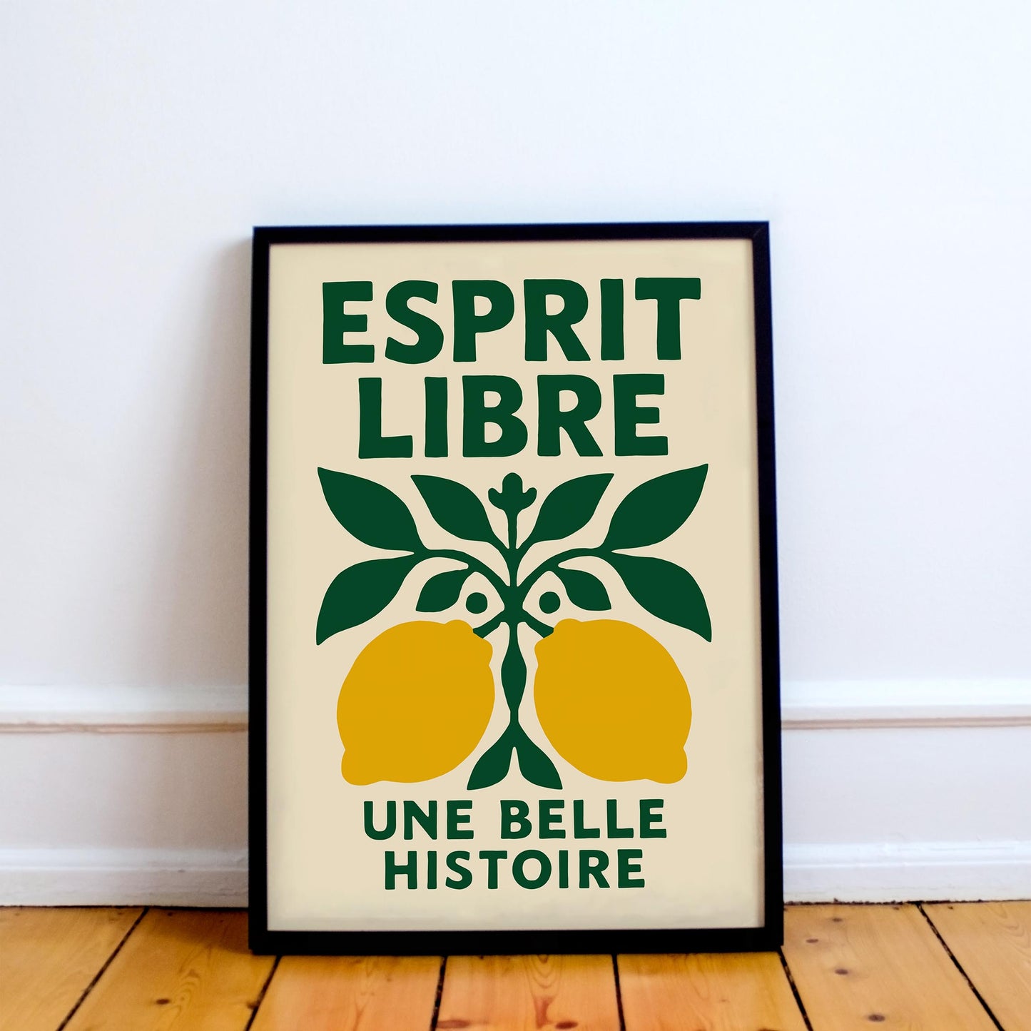 Esprit Libre Lemon Wall Art