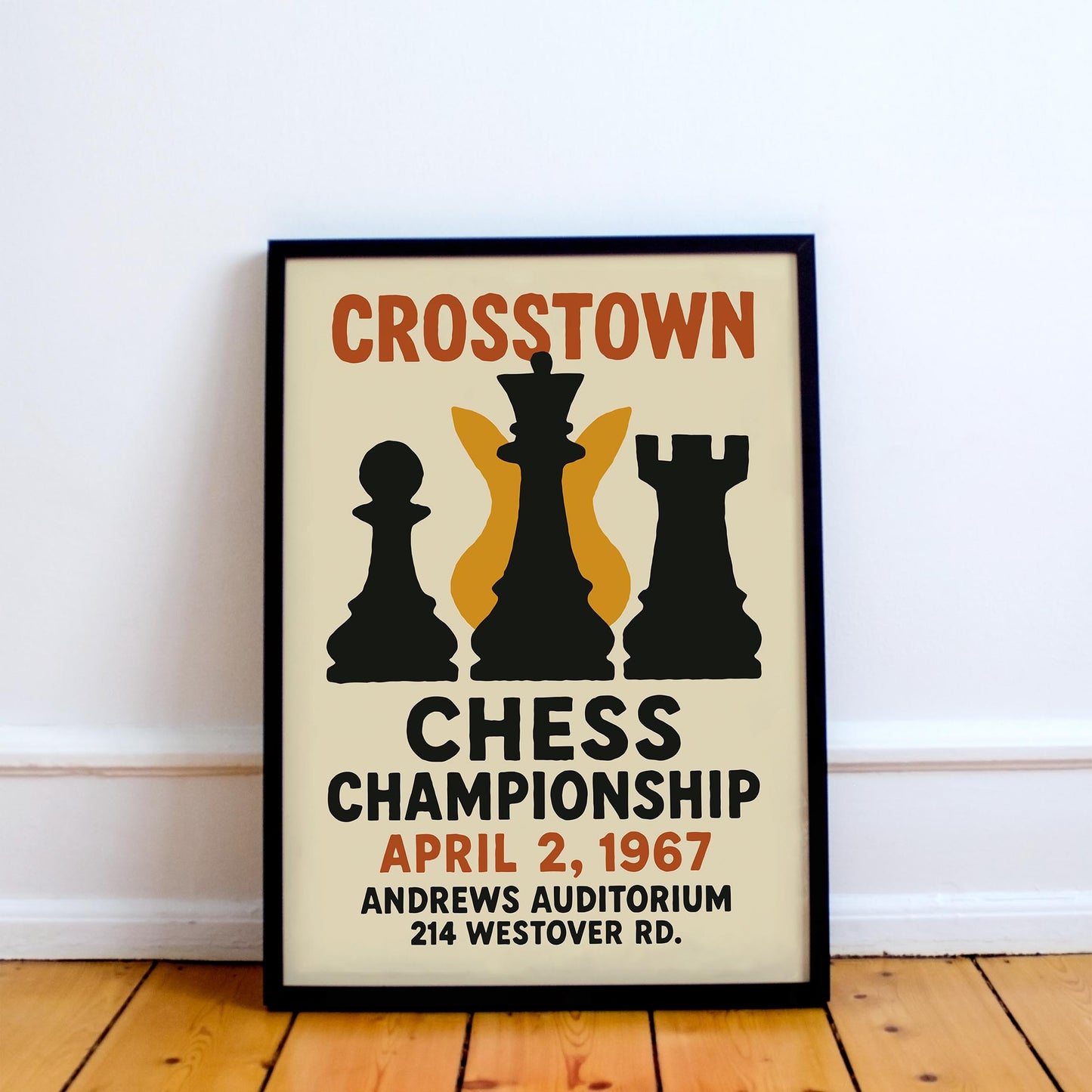 Crosstown Chess Poster Print
