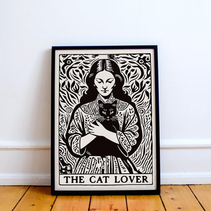 Cat Lover Art Print