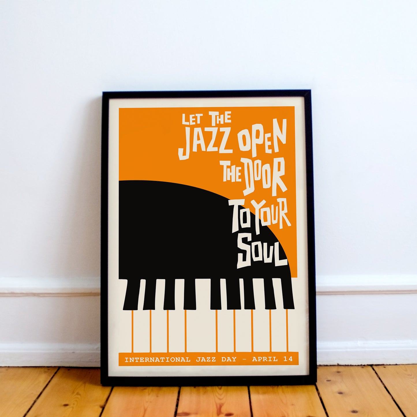 Jazz Quote Piano Poster