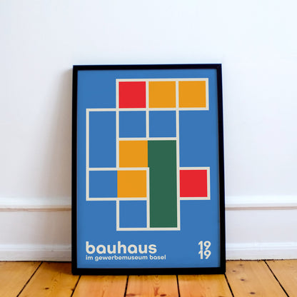 Bauhaus 1919 Blue Poster