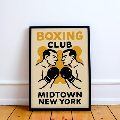 Boxing Club NYC Poster