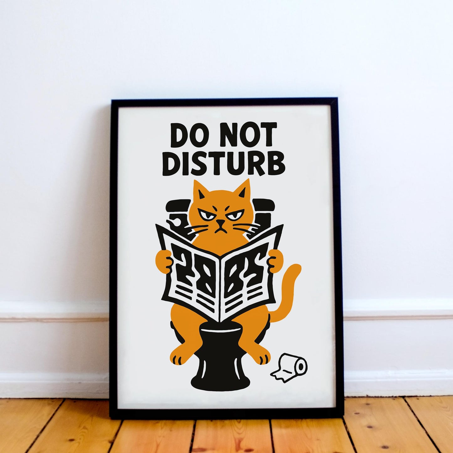Do Not Disturb Cat Poster