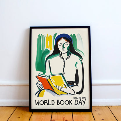 Vintage World Book Day Poster