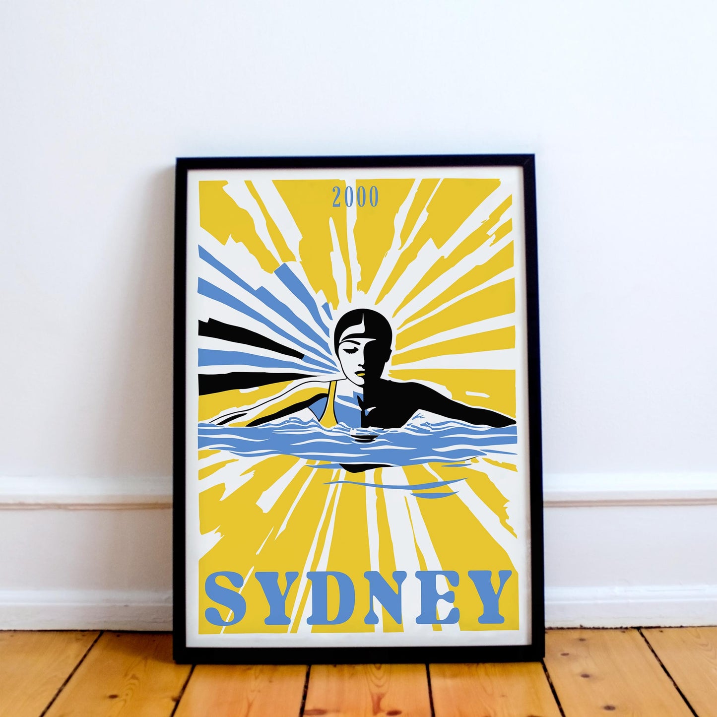 Sydney 2000 Swimmer Wall Art Print