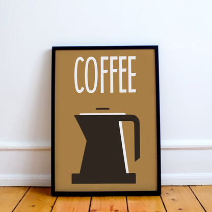 Retro Coffee Minimalist Poster