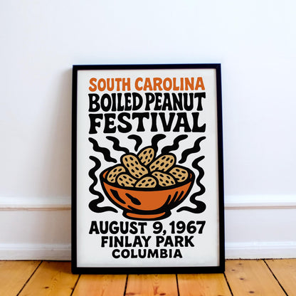 Boiled Peanut Festival Poster