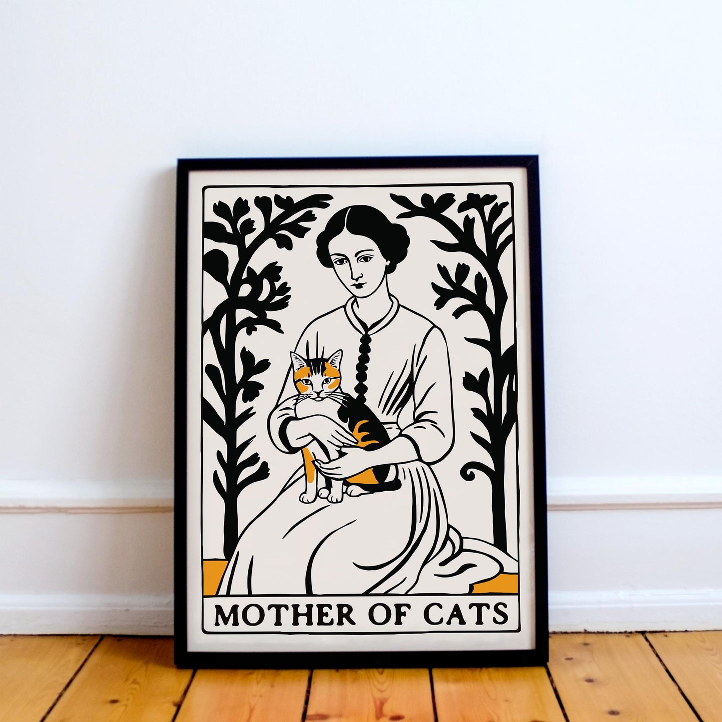 Mother of Cats Illustration Art Print