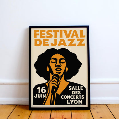 Festival De Jazz Poster Print