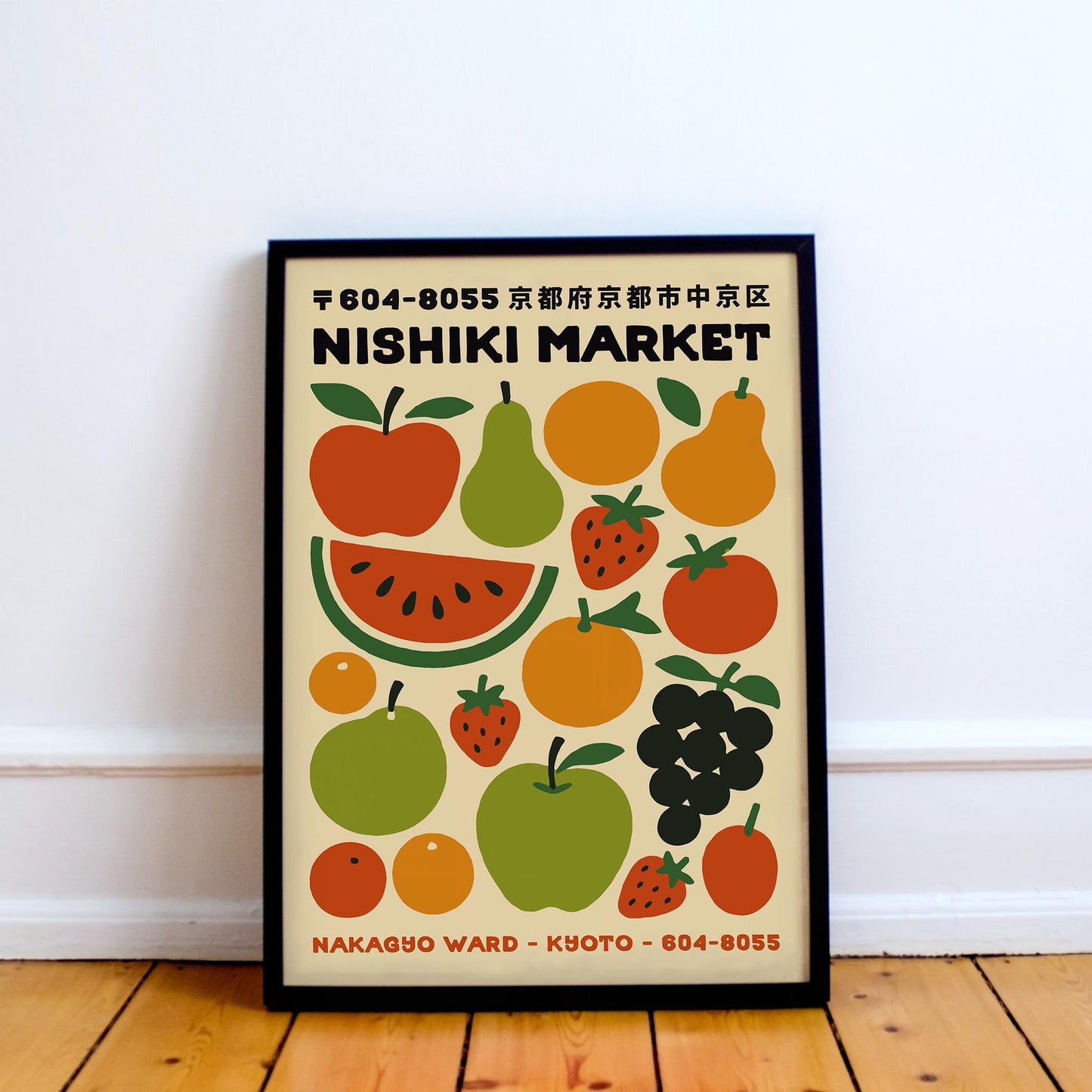 Nishiki Market Fruit Poster