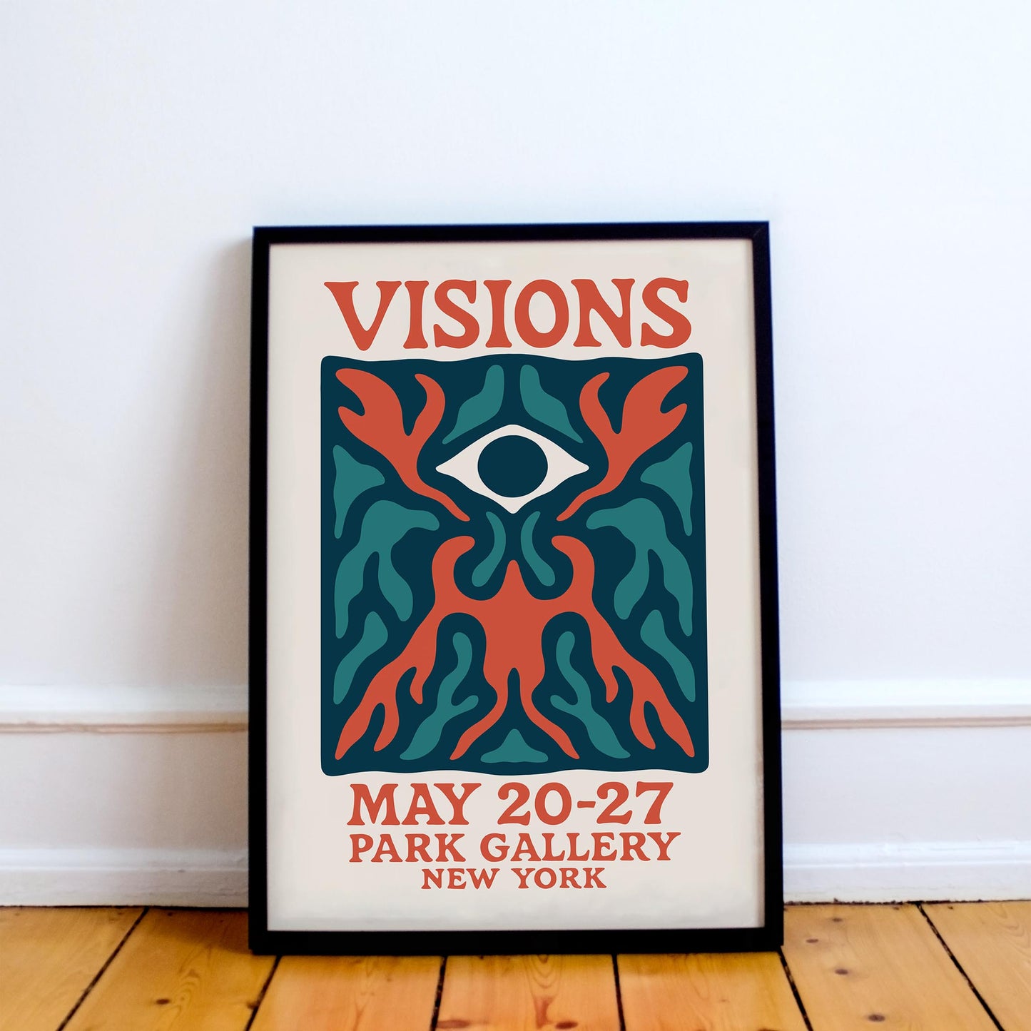 Visions Psychedelic Eye Poster
