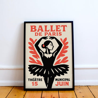 Paris Ballet Poster Print