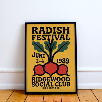 Radish Festival Poster