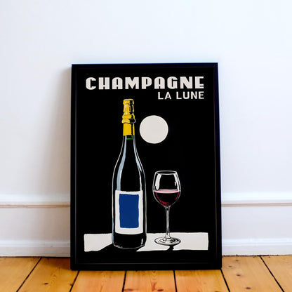 La LuneChampagne Poster Print